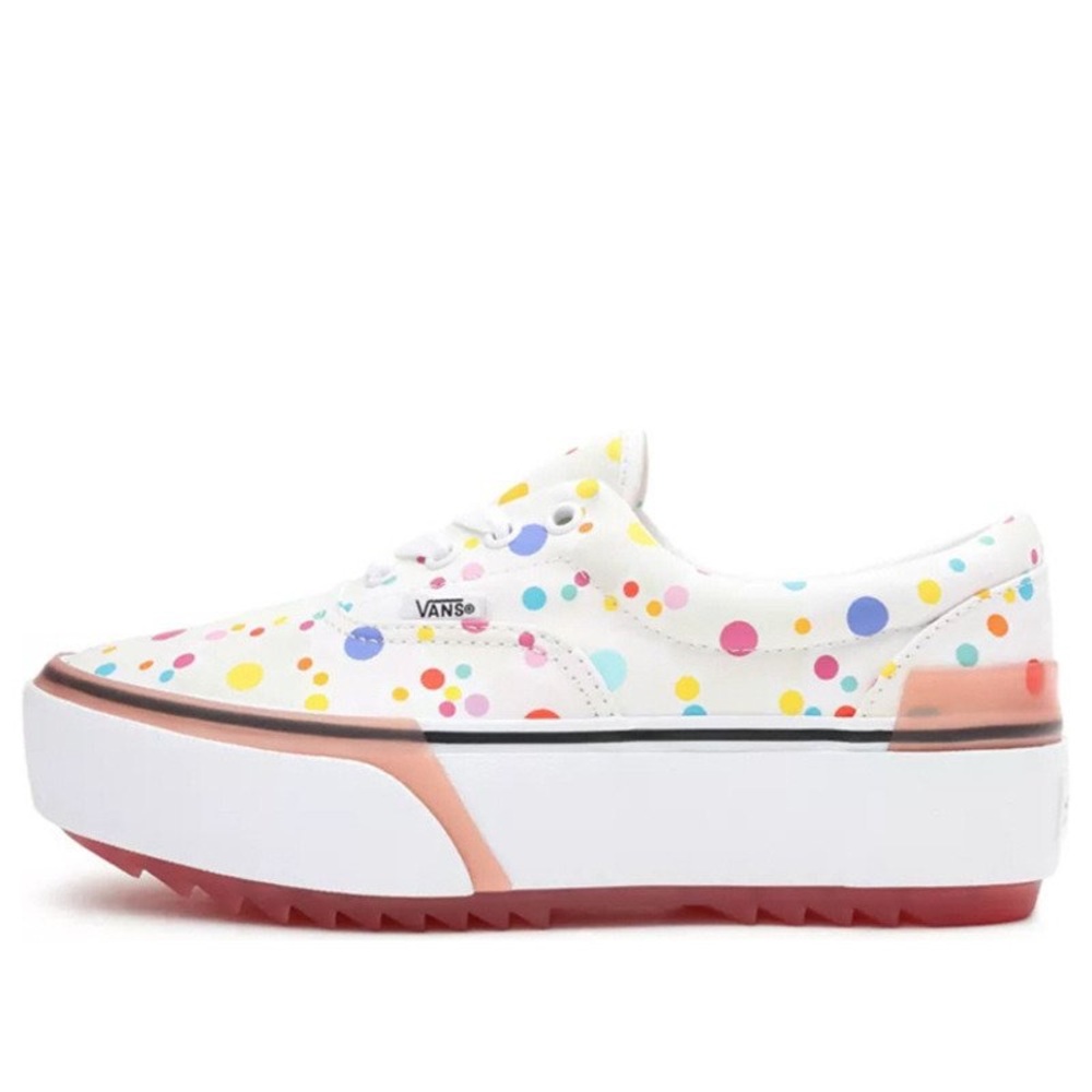 Vans UV era stacked shoes, floral 🌸